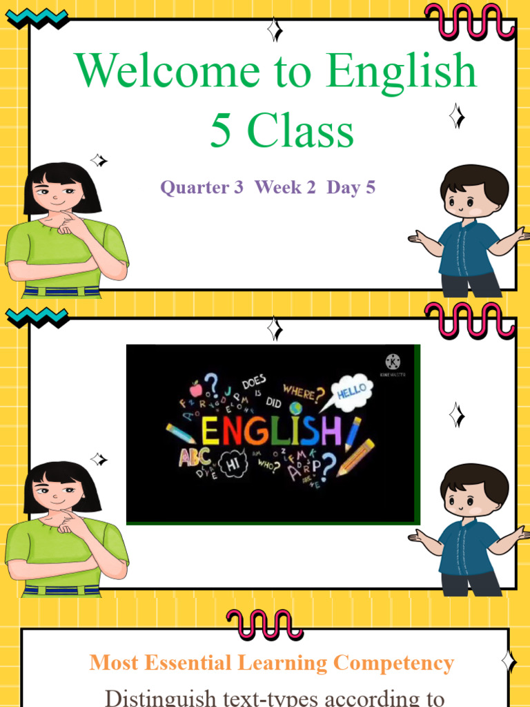 Understanding Text Types in English 5 | PDF | Human Communication ...