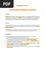 Customer Feedback Survey