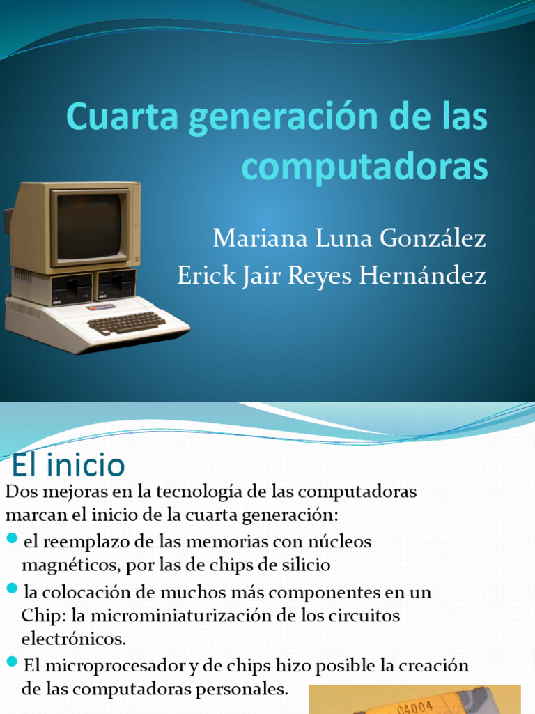 Cuarta Generación de Computadoras | PDF | Computadoras personales ...
