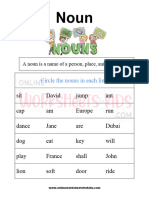 Noun Worksheets For Grade 1-3 (1)