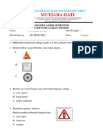 Matematika Soal Kelas 1
