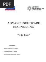 Advance Software Engineering: "City Taxi"