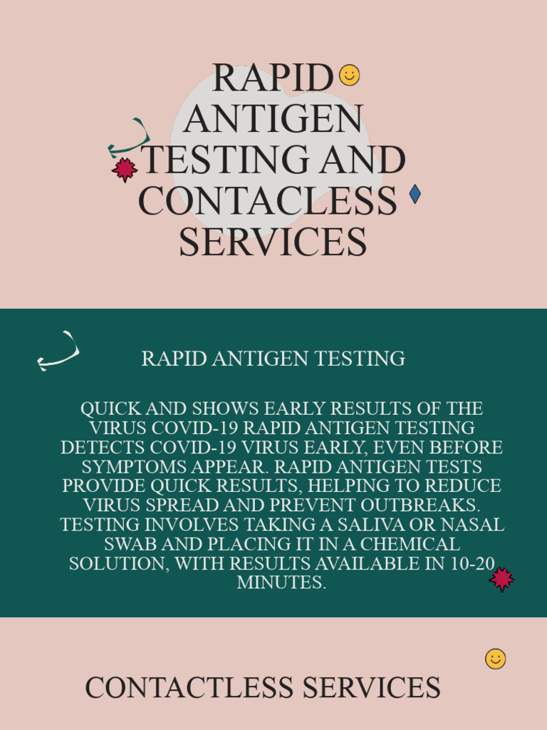 COVID-19 Rapid Testing & Contactless Services | PDF | Safety