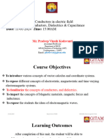 Conductors-Dielectrics & Capacitance