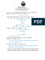 Tarea 20. Combinación Lineal. Respuestas