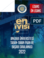 Ankara Universitesi Basari Siralamasi
