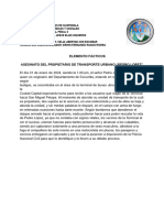 ELEMENTO FÁCTICOS Grupo 4 Procesal Penal LL Seccion A