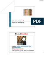 Lecture 5 - Thermal Insulation