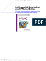 Full Test Bank For Residential Construction Academy Hvac 2Nd Edition PDF Docx Full Chapter Chapter