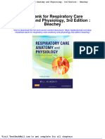 Full Test Bank For Respiratory Care Anatomy and Physiology 3Rd Edition Beachey PDF Docx Full Chapter Chapter