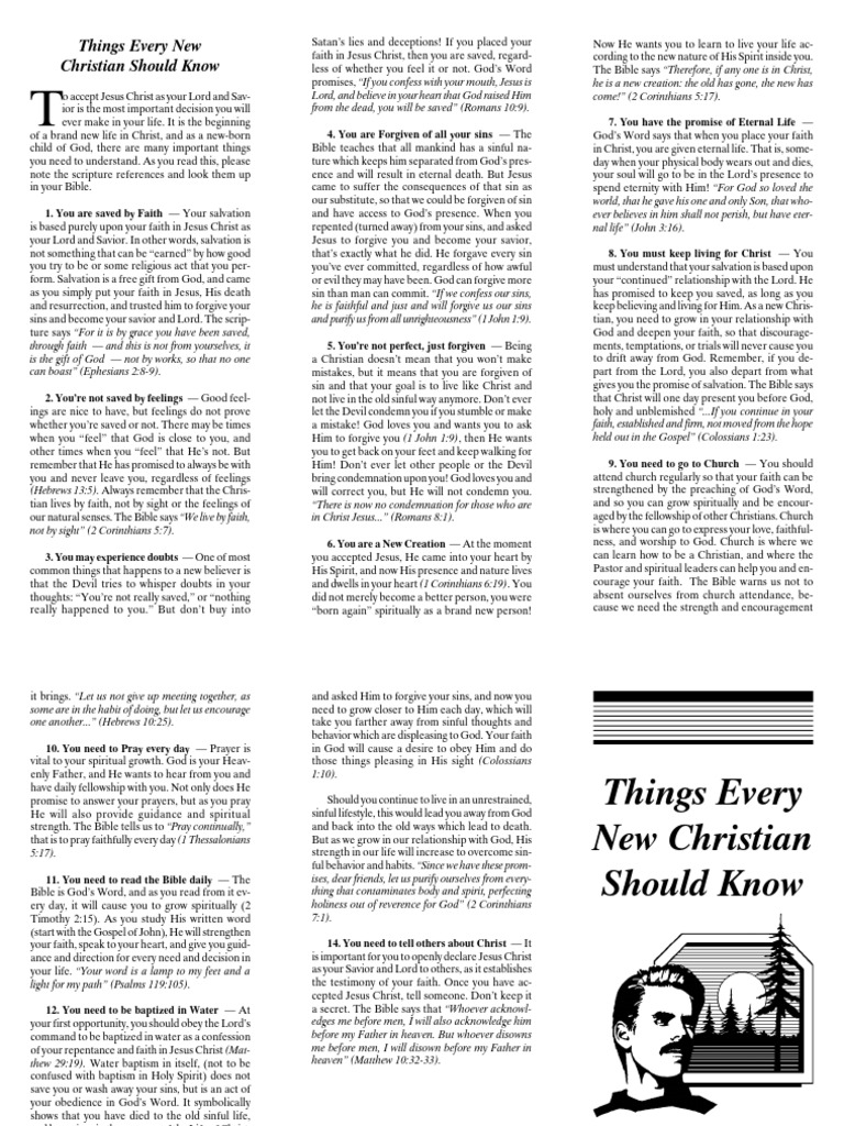 10 THINGS EVERY CHRISTIAN SHOULD KNOW visual data 2