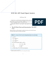 Ece255lecture 12 Feb22 BJT Small Signals