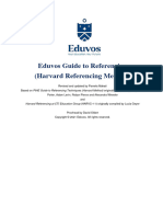 Eduvos Guide To Referencing (Harvard Referencing Method) 2021