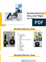 Bicicleta Eléctrica, Kiwo, Color Negro Con Gris 1