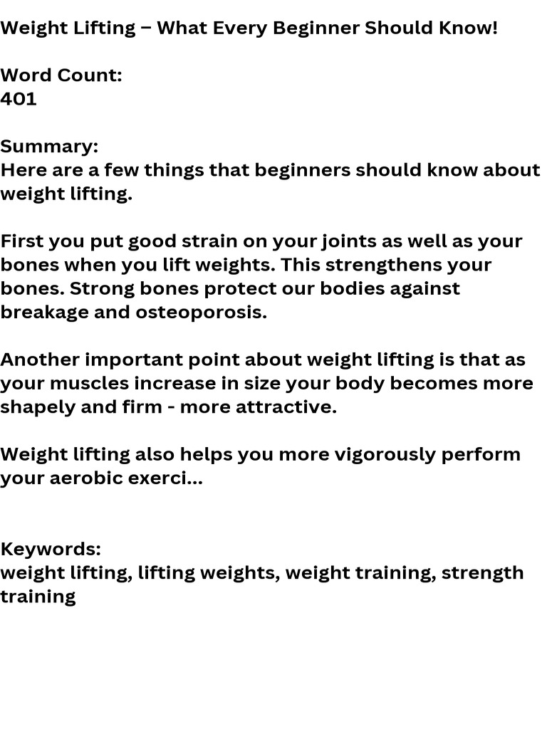 Beginners intelligence overview