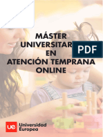 Master Universitario Atencion Temprana Online