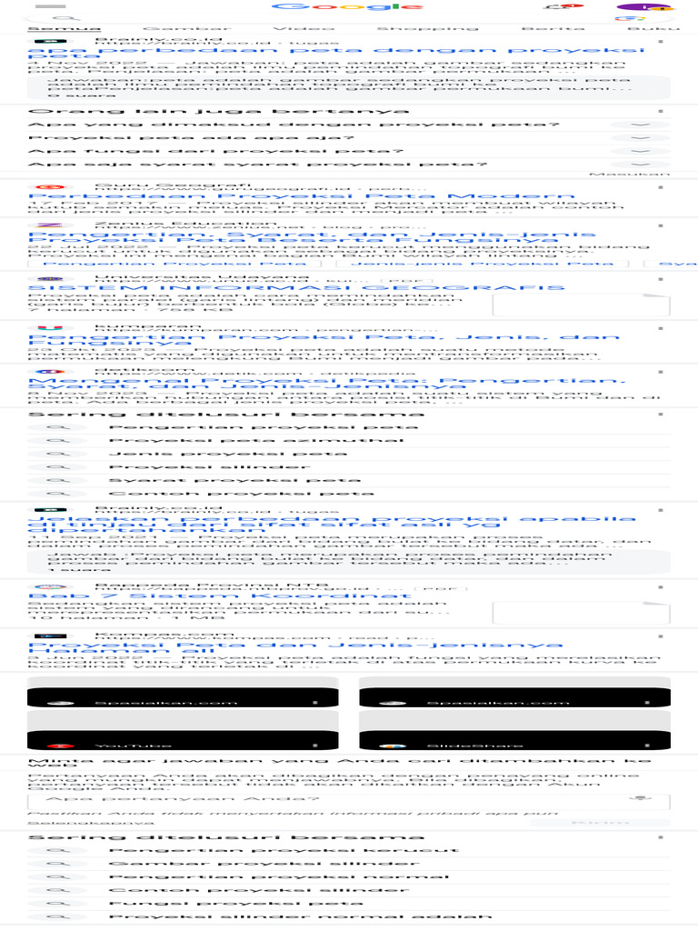 Perbedaan Peta Dengan Proyeksi Peta - Penelusuran Google | PDF | Metode