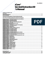 Magcore® Nucleic Acid Extraction Kit User'S Manual: Kit Contents, Description, Applications, Pretreatment, Protocol