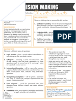 UCAT DM Cheat Sheet