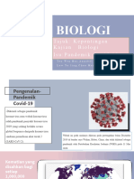  Kepentingan Kajian Biologi