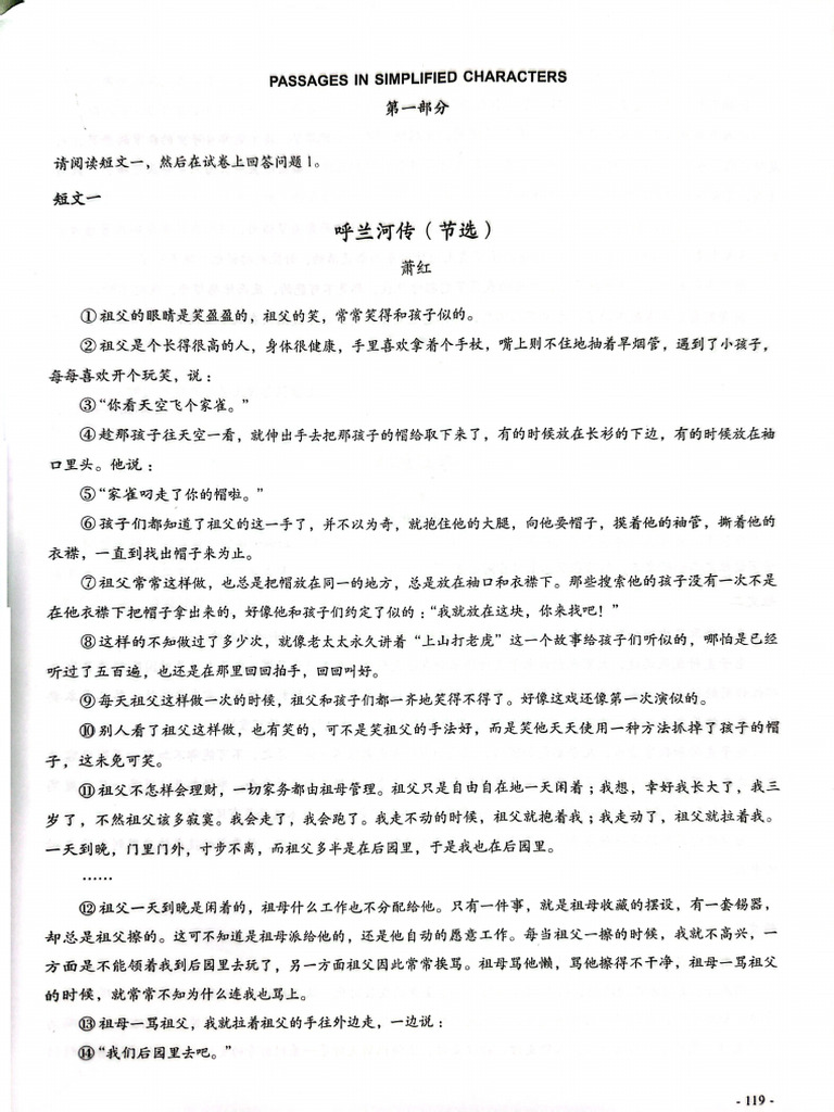 cambridge-igcse-chinese-first-language-practice-question-5-pdf
