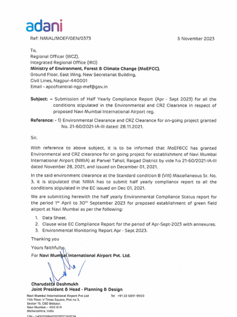 nmia-half-yearly-ec-compliance-report-apr-sept-2023-pdf-municipal