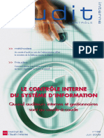 IFACI - Le Contrôle Interne Du SI