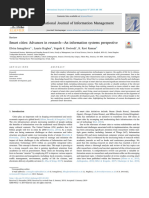 Mart Cities Advances in Research - An Information Systems Perspective, Ismagilova, 2019