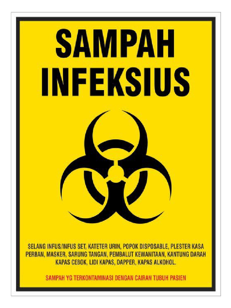 Sampah Infeksius Dan Non Infeksius | PDF
