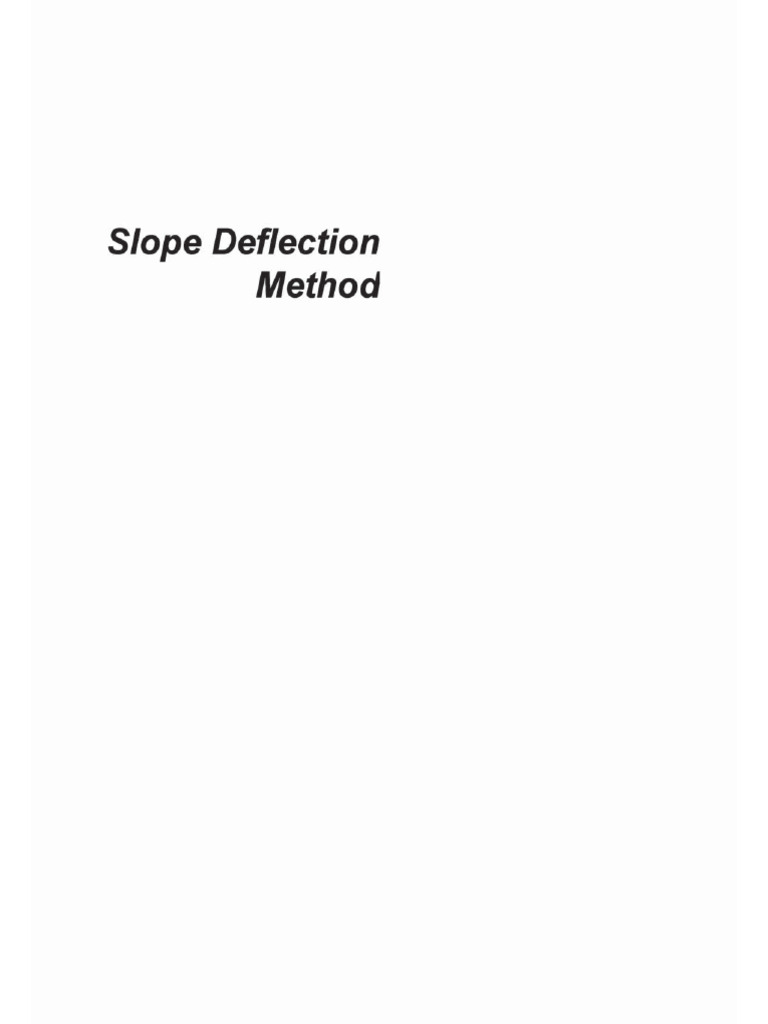Chapter 4.1 Slope - Deflection Method-9 | PDF