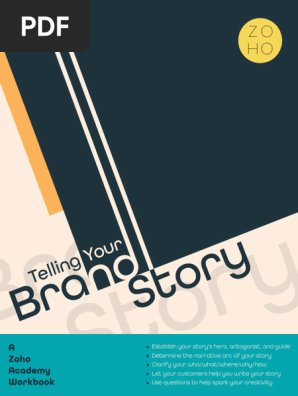 Telling Your Brand Story E-BOOK by ZOHO Academy