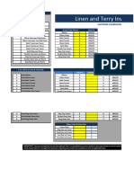 Linen Inventory Worksheet 2023