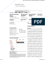 SPY SPDR S&P 500 ETF MS Factsheet