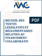 AMMC Recueil Des Textes Législatifs Et Réglementaires Relatifs Au Financement Collaboratif