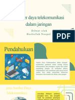 Sumber Daya Telekomunikasi Dalam Jaringan: Dibuat Oleh Hasbullah Naopal