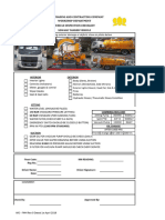 WG - F436 Vehicle-Equipment Maintenance Service Sheet
