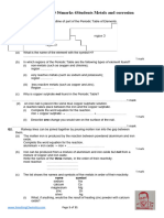 Ks3 Chem 9e Eq Q1to10 54marks 4students Metals and Corrosion 11pgs