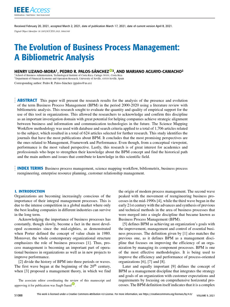 Evolution of Business Process Management | PDF | Business Process ...