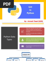 Session-5 List in Python