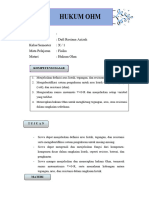 Lembar Kerja Peserta Didik - Hukum Ohm (Defi Rosiana Azizah)