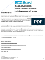 Puntosicuro-Tabelle Malattie Professionali