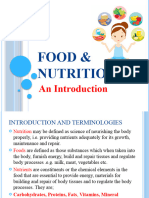 Lecture 1. Definitions, Classification and Functions of Food