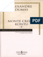 Alexandre Dumas - Monte Kristo Kontu Cilt I