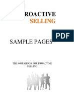 PROACTIVE SELLING - Workbook Sample