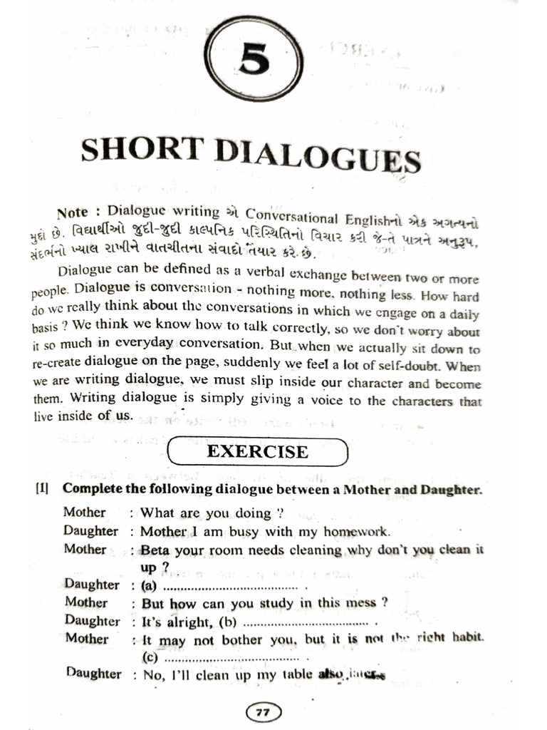 Dialogue Writing PDF | PDF