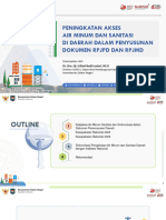 PPT DIREKTUR SUPD 2 Peningkatan Akses Air Minum Dan Sanitasi Di Daerah Dalam Penyusunan Dokumen RPJPD Dan RPJMD