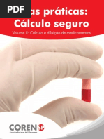 Boas Praticas Calculo Seguro Volume 2 Calculo e Diluicao de Medicamentos