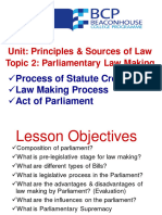 Parliamentary Law Making Slides