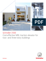 Schindler 3100 MRL Elevator Brochure