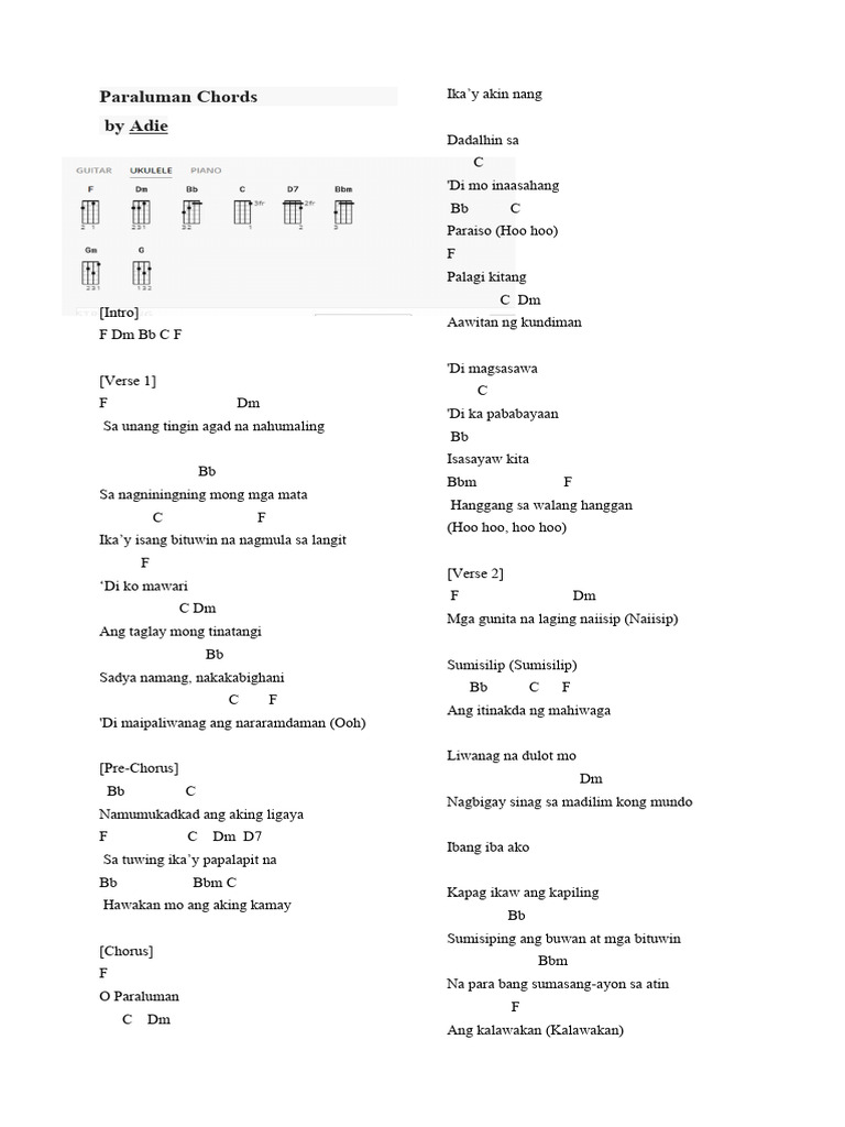 Ukulele Songs | PDF